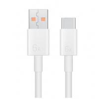 华为6A数据线 USB Type-A转USB Type-C 白色